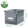 Leitz Storage Box Click & Store WOW Cube Medium, violetinė, kartoninė, 260 mm, 260 mm, 240 mm