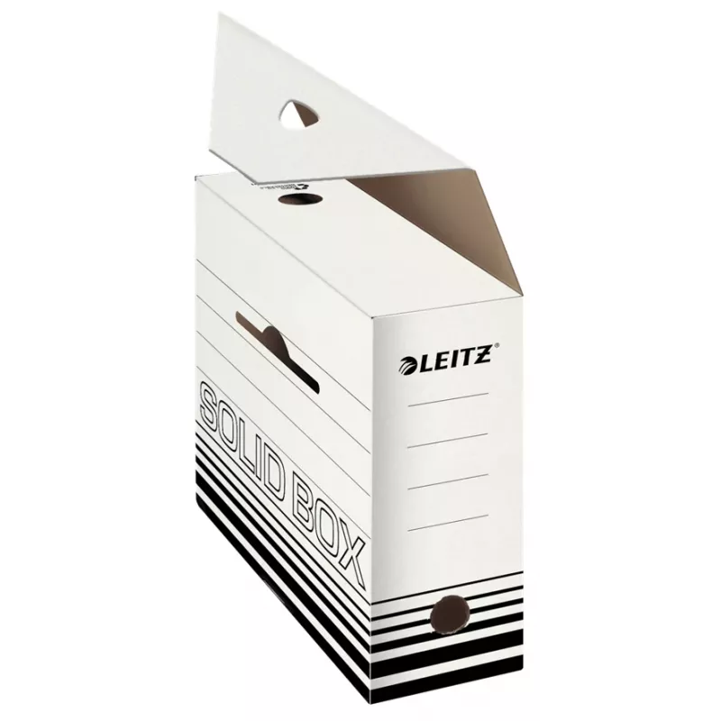 Leitz 61280001 dokumentų dėžutė iš kartono, juoda