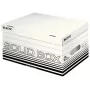 Leitz 61170001 kartoninė dėžė dokumentams, A4, juoda, balta