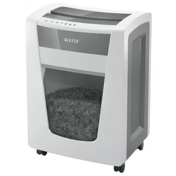 Leitz IQ Office Pro popieriaus smulkintuvas P4, kryžminis pjovimas, 23 cm, 4 x 40 mm, 30 l, 275 lapų, 55 dB