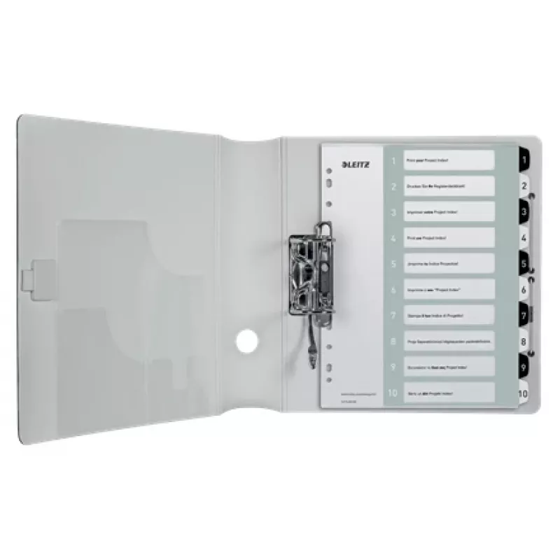Leitz Indices Printable PP A4+ 1-10 WOW Balta/Juoda