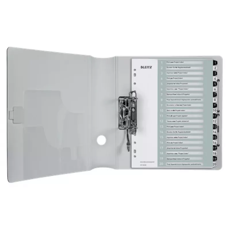 Leitz Indices Printable PP A4+ 1-20 WOW White/Black