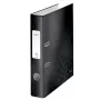 Leitz Lever Arch File 180° WOW POB/Laminuotas A4/50mm, A4, Q-žiedas, Laikymas, Kartonas, Juoda, 350 lapų