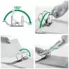 Leitz Lever Arch File 180° WOW POB/Laminuotas A4/50mm, A4, Q-žiedas, Laikymas, Kartonas, Juoda, 350 lapų