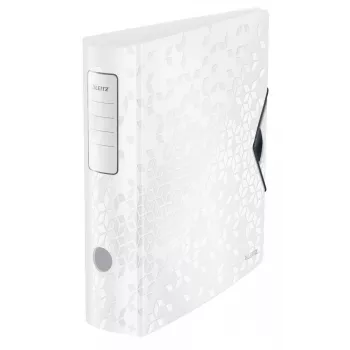 Leitz Lever Arch File Active PP WOW A4/80mm baltas