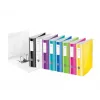 Leitz Lever Arch File Active PP WOW A4/80mm geltonas