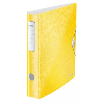 Leitz Lever Arch File Active PP WOW A4/65mm geltonas