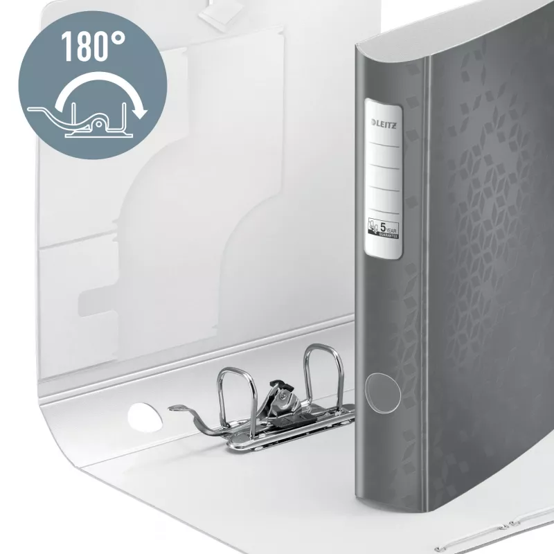 Leitz Lever Arch File Active PP WOW A4/65mm geltonas
