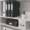 Leitz Lever Arch File Active PP WOW A4/65mm, juodas, polifoamas, 350 lapų