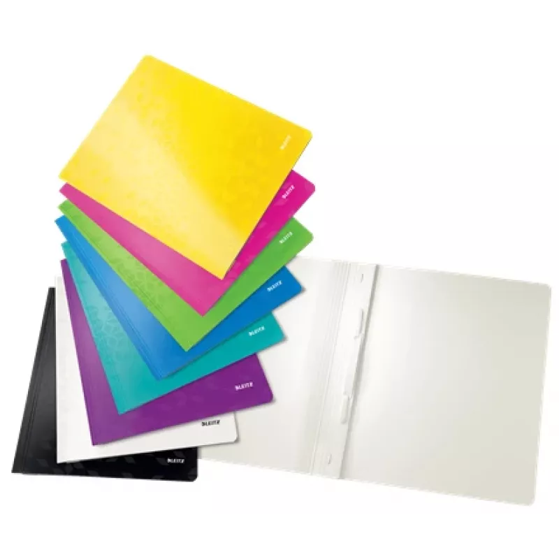 Leitz Flat File WOW A4 – kartoninis segtuvas juodas, 250 lapų