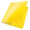 Leitz 3-Flap Folder WOW Card/POB A4 – pristatymo aplankas, polipropilenas, geltona, 250 lapų