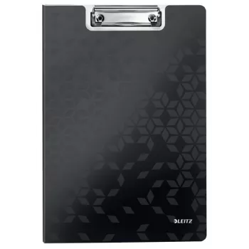 Leitz planšetė su dangteliu WOW, A4, polifoamas, juoda, 75 lapams, 1 kišenė, 230 mm