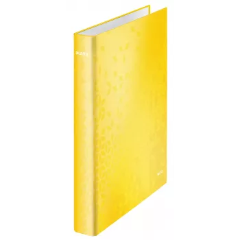 Leitz Ringbinder WOW Laminuotas A4+ 2DR/25 mm, geltonas