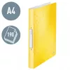 Leitz Ringbinder WOW PP A4 2RR/25mm, A4, apvalūs žiedai, polipropilenas (PP), geltona, 190 lapų, 80 g/m²