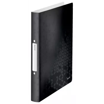 Leitz Ringbinder WOW PP A4 2RR/25mm, juodas