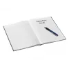 Leitz Notebook WOW A4 languotas kietu viršeliu 90g/80 lapų, raštas, juoda