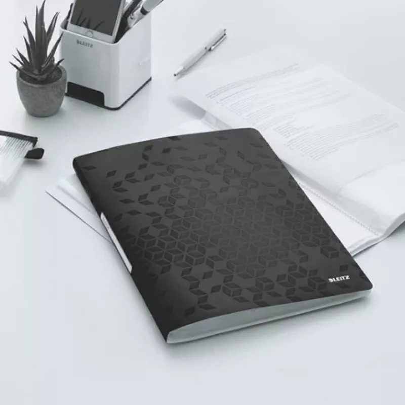 Leitz Display Book WOW PP 20 kišenių, juoda