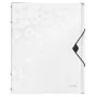 Leitz Divider Book WOW PP 6 skirtukų, A4 segtuvas, polipropilenas, baltas, blizgus
