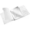 Leitz Divider Book WOW PP 6 skirtukų, A4 segtuvas, polipropilenas, baltas, blizgus