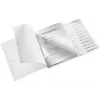 Leitz Divider Book WOW PP 12 skirtukų – segtuvas A4, polipropilenas, baltas, blizgus