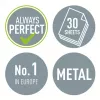 Leitz NeXXt skylmušiklis WOW 5008 Metal, 2 skylės, 30 lapų, geltonas, metalinis