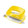 Leitz NeXXt Hole Punch WOW Mini 2 skylių / 10 lapų, geltona, plastikas, 8 cm, 5,5 mm, A4, A5, A6, Folio, US-Quart, 8 x 8 x 8 cm