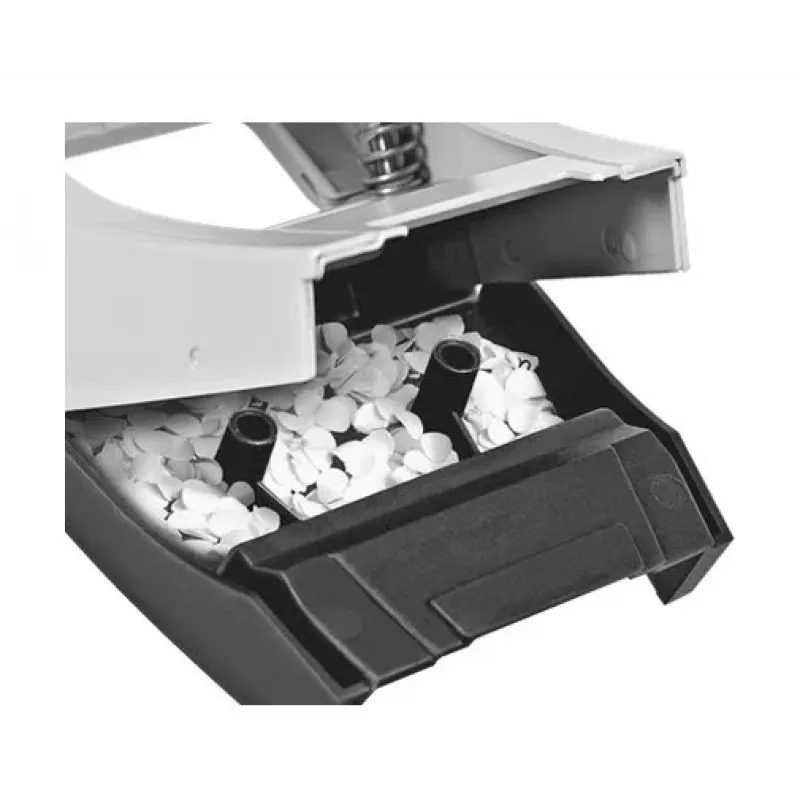 Leitz NeXXt Hole Punch WOW Mini 2 skylių / 10 lapų, geltona, plastikas, 8 cm, 5,5 mm, A4, A5, A6, Folio, US-Quart, 8 x 8 x 8 cm