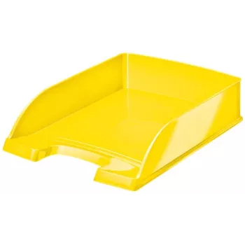 Leitz WOW dokumentų dėklas, plastikinis, geltonas, A4, 242 x 330 x 60 mm
