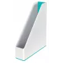 Leitz žurnalinė dėžutė WOW dviejų spalvų, violetinė, balta, plastikinė, A4, 73 mm, 272 mm, 318 mm