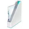 Leitz žurnalinė dėžutė WOW dviejų spalvų, violetinė, balta, plastikinė, A4, 73 mm, 272 mm, 318 mm