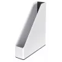 Leitz WOW dviejų spalvų žurnalų dėklas, baltas, plastikinis, A4, 73 mm, 318 mm, 272 mm