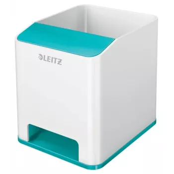 Leitz Sound rašiklių laikiklis WOW, mėlynas, baltas, polistirolas (PS), 90 mm, 101 mm, 100 mm, 140 g