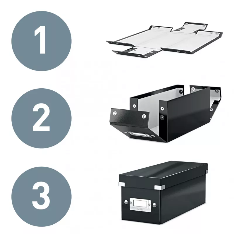 Leitz Click & Store WOW Didelė laikymo dėžė, geltona, kartonas, 369 mm, 482 mm, 200 mm