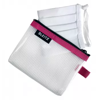 Leitz Travel Pouch WOW Small vandeniui atspari rankinė, rožinė