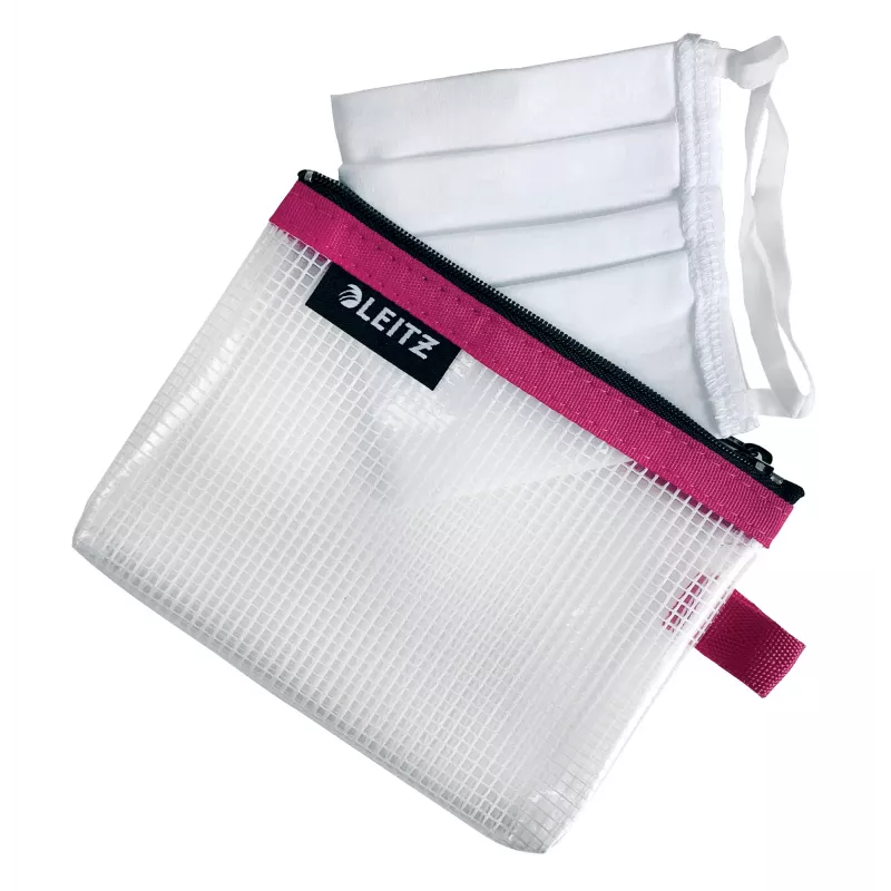 Leitz Travel Pouch WOW Small vandeniui atspari rankinė, rožinė
