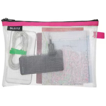 Leitz Travel Pouch WOW Medium vandeniui atspari kelioninė kosmetinė, rožinė