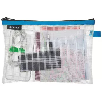 Leitz Travel Pouch WOW Medium vandeniui atsparus kelioninis maišelis, mėlynas