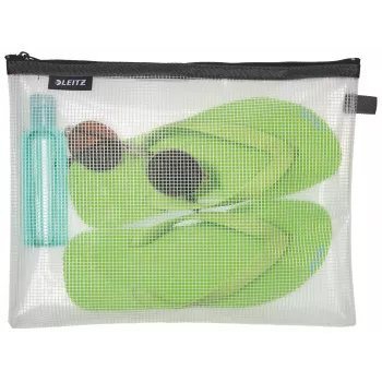 Leitz Travel Pouch WOW Large vandeniui atsparus kelioninis maišelis, juodas