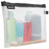Leitz Travel Pouch Cosmetic vandeniui atsparus WOW, Unisex, Aksesuarų krepšys, Vieno dydžio, Užtrauktukas, Vandeniui atsparus, Juoda