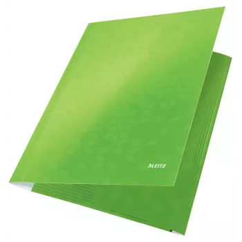 Leitz 3-klapų aplankas WOW Card/POB A4, manilinis, polipropilenas, žalias, 250 lapų, 80 g/m²