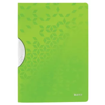Segtuvas Leitz ColorClip WOW A4 PP, pristatymo aplankas, A4, polipropilenas (PP), žalia, blizgi, 30 lapų