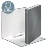 Leitz WOW aplankas su žiedais, laminuotas, A4+, 2D žiedai/25 mm, kartonas, žalia, 250 lapų, 80 g/m²