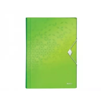 Leitz Project File WOW PP segtuvas, A4, polipropilenas (PP), žalia, portretinė, 250 lapų, 80 g/m²