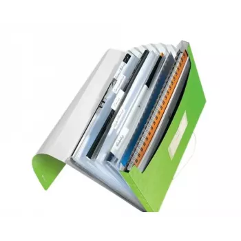 Leitz Project File WOW PP segtuvas, A4, polipropilenas (PP), žalia, portretinė, 250 lapų, 80 g/m²