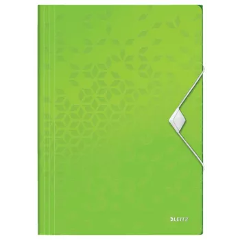 Leitz 3-klapų segtuvas WOW PP A4, A4, polipropilenas (PP), žalias, portretinis, 150 lapų, 80 g/m²