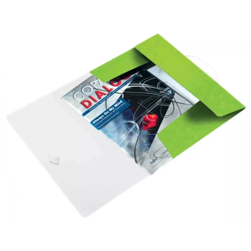 Leitz 3-klapų segtuvas WOW PP A4, A4, polipropilenas (PP), žalias, portretinis, 150 lapų, 80 g/m²