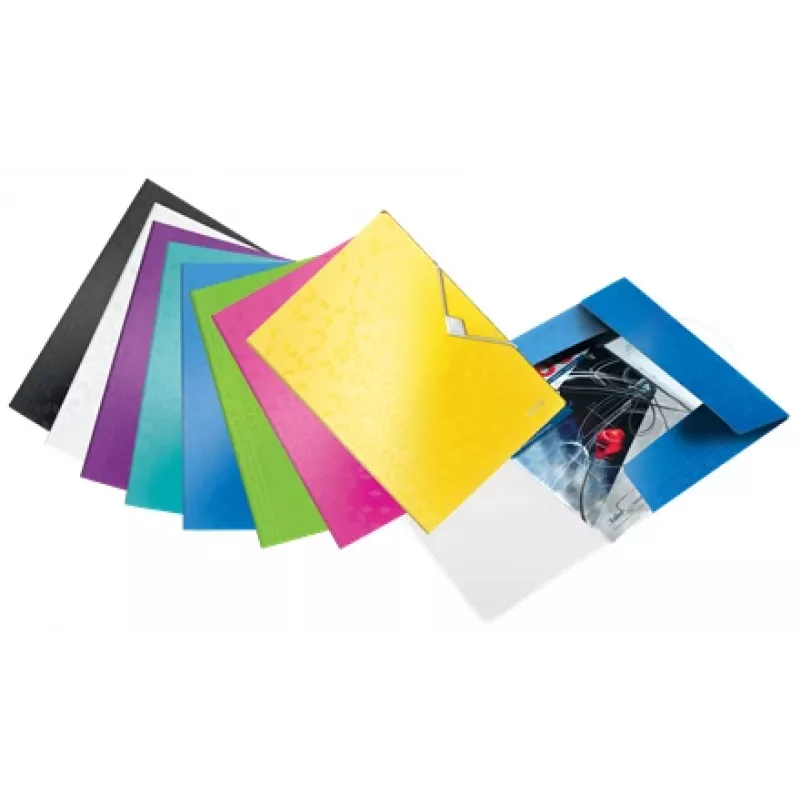 Leitz 3-klapų segtuvas WOW PP A4, A4, polipropilenas (PP), žalias, portretinis, 150 lapų, 80 g/m²