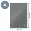 Leitz Notebook WOW A4 kvadratinis kietu viršeliu 90g/80 lapų, raštas, žalia
