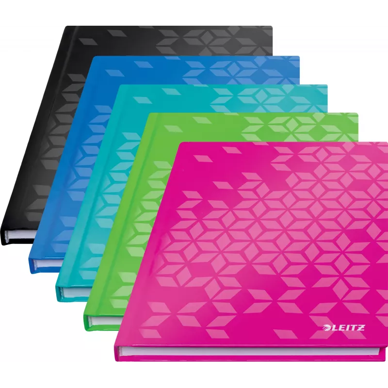 Leitz WOW Užrašinė A5 languota su kietais viršeliais, Pattern, Žalia