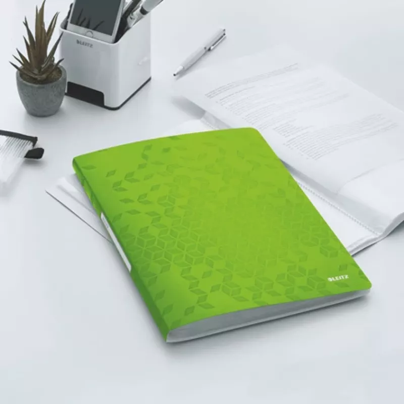 Leitz Display Book WOW 40 kišenių, žalia, A4